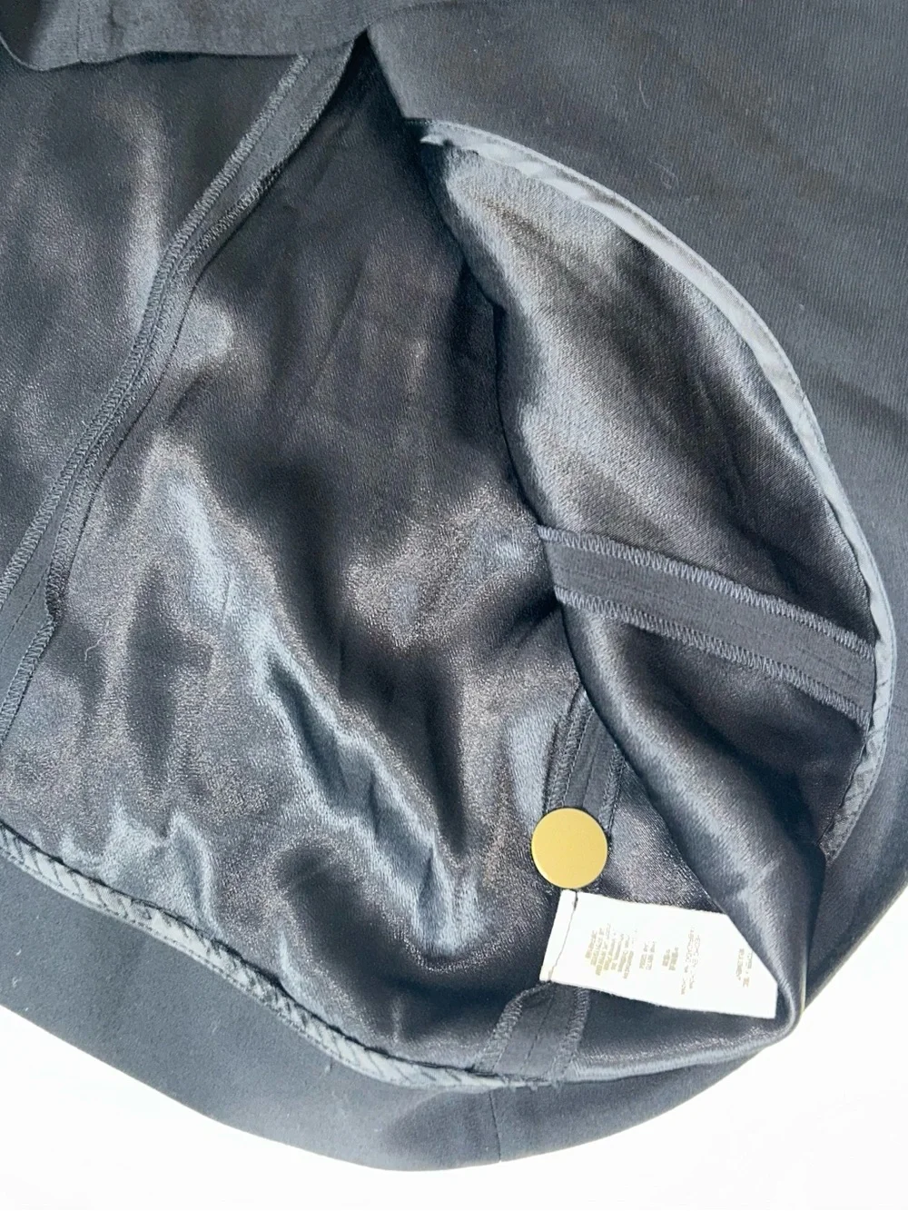 Free People Double-Breasted Black Blazer Dress with Gold Buttons Size Small